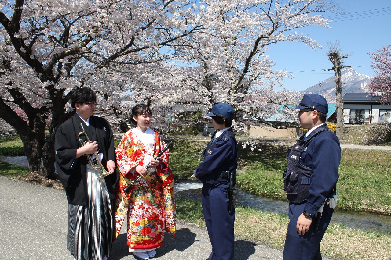 花見警戒でしあわせ発見